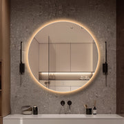 Round Touchless 800mm LED Mirror - Three Light Temperatures - Acqua Bathrooms