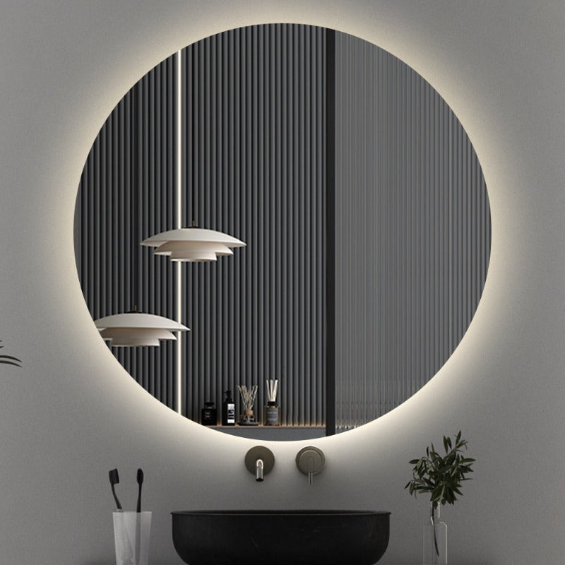 Indulge | Round Touchless 700mm LED Mirror - Three Light Temperatures - Acqua Bathrooms