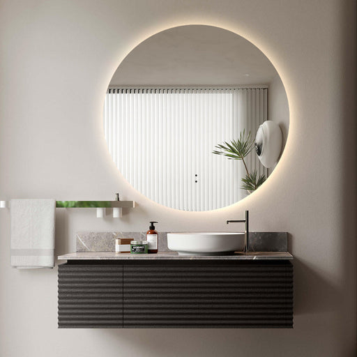 Indulge | Round Touchless 900mm LED Mirror - Three Light Temperatures - Acqua Bathrooms