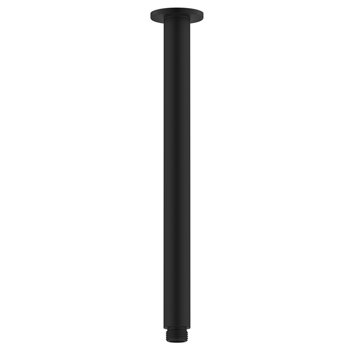 Mica Matte Black Ceiling Arm - 300mm