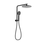 Ikon Regal Black Mini Multifunction Shower Rail - Acqua Bathrooms