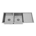 1150 x 450 x 230mm Double Bowl Kitchen Sink With Drainer - Acqua Bathrooms
