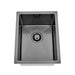 Brushed Gun Metal 350 x 450 x 230mm Kitchen & Laundry Sink - Acqua Bathrooms