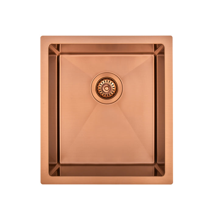Brushed Copper 400 x 450 x 230mm Kitchen & Laundry Sink