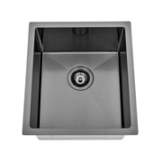 Brushed Gun Metal 400 x 450 x 230mm Kitchen & Laundry Sink - Acqua Bathrooms