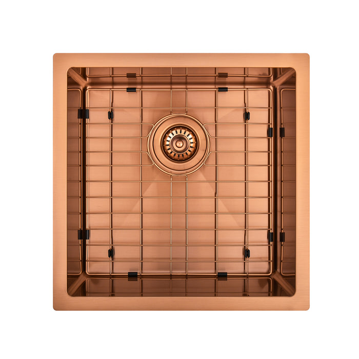 Brushed Copper 450 x 450 x 230mm Kitchen & Laundry Sink