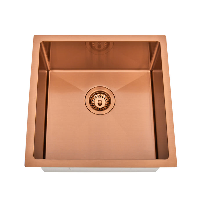 Brushed Copper 450 x 450 x 230mm Kitchen & Laundry Sink