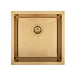 Brushed Gold 450 x 450 x 230mm Kitchen & Laundry Sink - Acqua Bathrooms