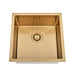 Brushed Gold 450 x 450 x 230mm Kitchen & Laundry Sink - Acqua Bathrooms
