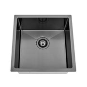 Brushed Gun Metal 450 x 450 x 230mm Kitchen & Laundry Sink - Acqua Bathrooms