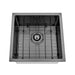 Brushed Gun Metal 450 x 450 x 230mm Kitchen & Laundry Sink - Acqua Bathrooms
