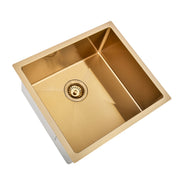 Brushed Gold 500 x 450 x 230mm Kitchen & Laundry Sink - Acqua Bathrooms