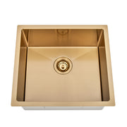 Brushed Gold 500 x 450 x 230mm Kitchen & Laundry Sink - Acqua Bathrooms
