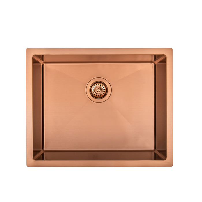 Brushed Copper 550 x 450 x 230mm Kitchen & Laundry Sink
