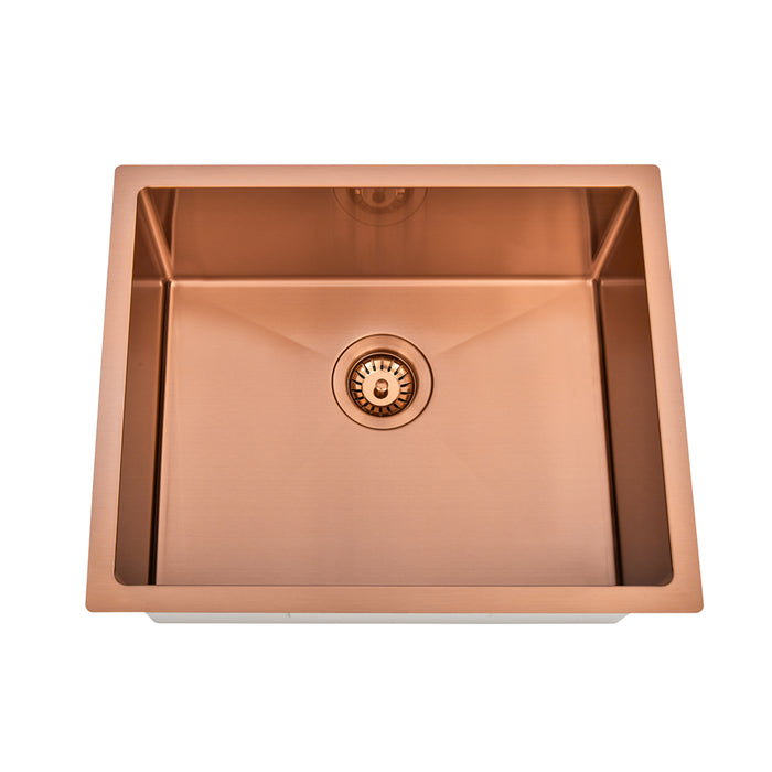 Brushed Copper 550 x 450 x 230mm Kitchen & Laundry Sink