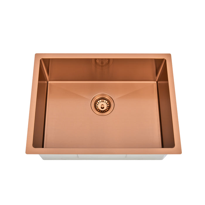 Brushed Copper 600 x 450 x 230mm Kitchen & Laundry Sink