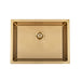 Brushed Gold 600 x 450 x 230mm Kitchen & Laundry Sink - Acqua Bathrooms
