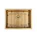 Brushed Gold 600 x 450 x 230mm Kitchen & Laundry Sink - Acqua Bathrooms