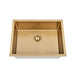 Brushed Gold 600 x 450 x 230mm Kitchen & Laundry Sink - Acqua Bathrooms