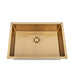 Brushed Gold 650 x 450 x 230mm Kitchen & Laundry Sink - Acqua Bathrooms