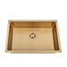 Brushed Gold 700 x 450 x 230mm Kitchen & Laundry Sink - Acqua Bathrooms