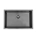 Brushed Gun Metal 700 x 450 x 230mm Kitchen & Laundry Sink - Acqua Bathrooms
