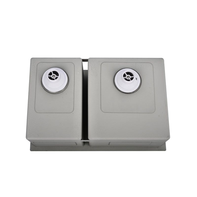 Brushed Gold 700 x 450 x 230mm 1 & 3/4 Double Bowl Kitchen Sink - Acqua Bathrooms