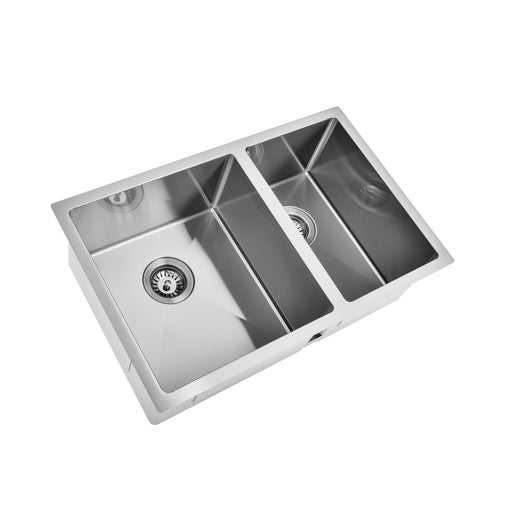 700 x 450 x 230mm 1 & 3/4 Double Bowl Kitchen Sink - Acqua Bathrooms