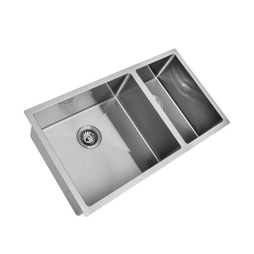800 x 450 x 230mm 1 & 1/2 Double Bowl Kitchen Sink - Acqua Bathrooms