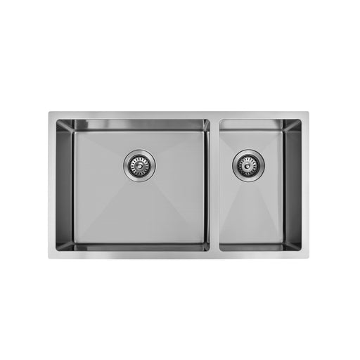 800 x 450 x 230mm 1 & 1/2 Double Bowl Kitchen Sink - Acqua Bathrooms