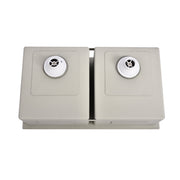 Brushed Gold 800 x 450 x 230mm Double Bowl Kitchen Sink - Acqua Bathrooms