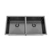Brushed Gun Metal 900 x 450 x 230mm Double Bowl Kitchen Sink - Acqua Bathrooms