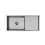 950 x 450 x 230mm Single Bowl Kitchen Sink With Drainer - Acqua Bathrooms