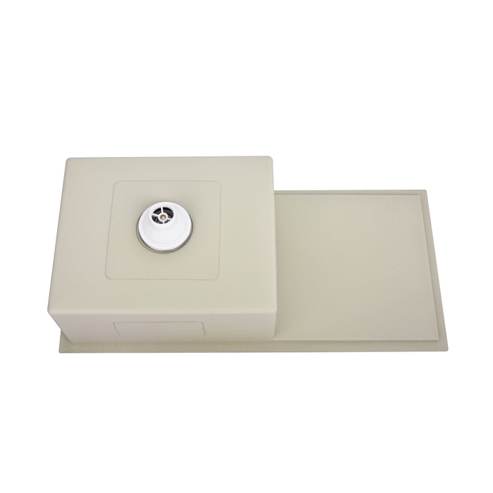 Brushed Gold 950 x 450 x 230mm Single Bowl Kitchen Sink With Drainer - Acqua Bathrooms