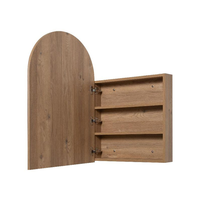 Arched Natural Oak Shaving Cabinet By Indulge® - Acqua Bathrooms