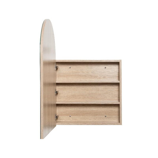 Arched White Oak Shaving Cabinet By Indulge® - Acqua Bathrooms