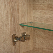 Avia 900mm Natural Oak Shaving Cabinet By Indulge® - Acqua Bathrooms