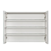 Avia 900mm Gloss White Shaving Cabinet By Indulge® - Acqua Bathrooms