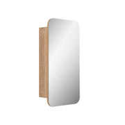 Curva Natural Oak Square Shaving Cabinet By Indulge® - Acqua Bathrooms