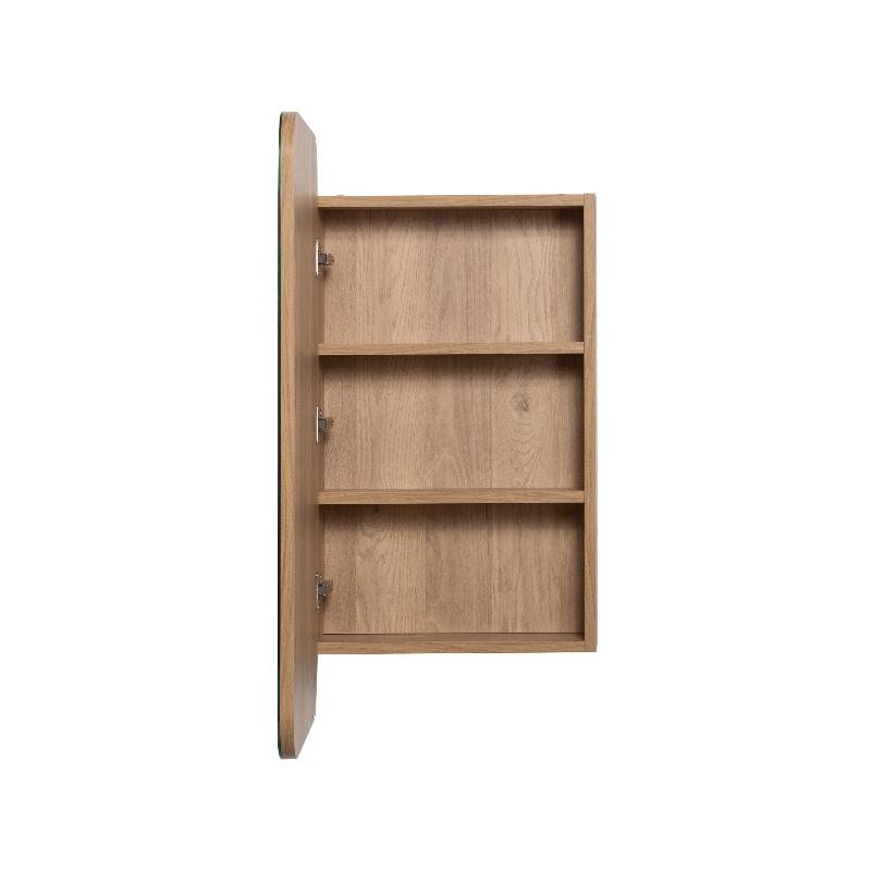 Curva Natural Oak Square Shaving Cabinet By Indulge® - Acqua Bathrooms
