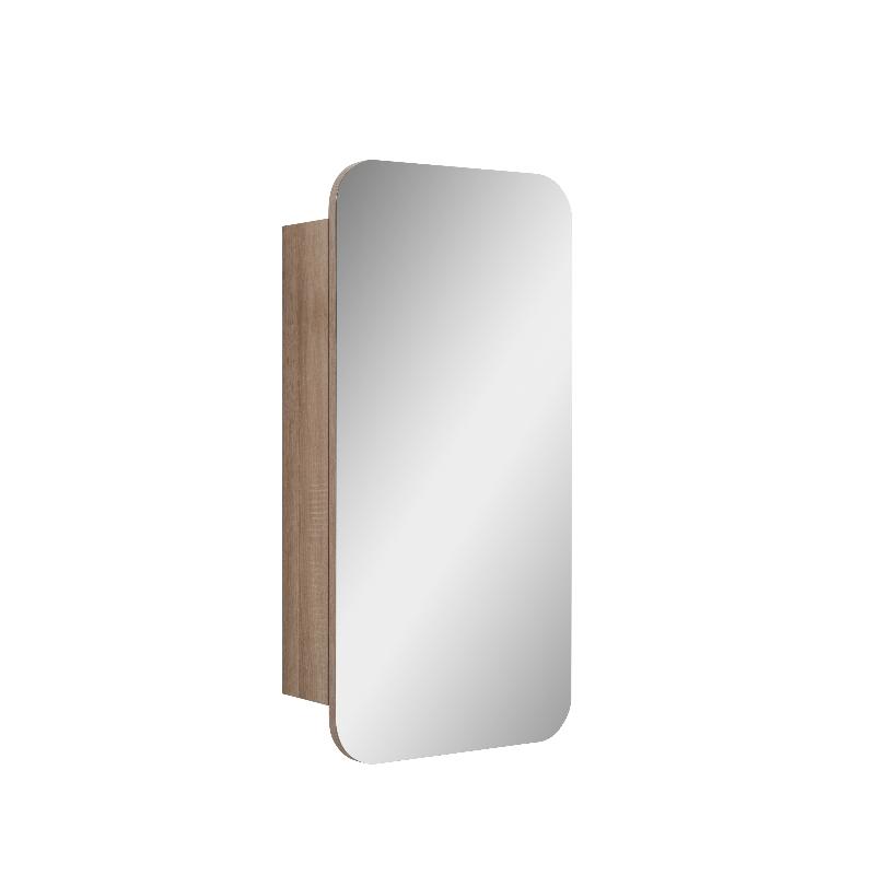 Curva White Oak Square Shaving Cabinet By Indulge® - Acqua Bathrooms