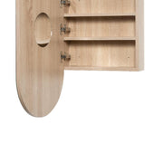 Pill Oval White Oak Shaving Cabinet By Indulge® - Acqua Bathrooms