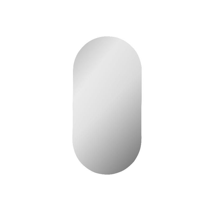 Pill Oval Natural Oak Shaving Cabinet By Indulge® - Acqua Bathrooms
