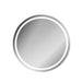 Round LED Matte White Shaving Cabinet - Indulge - Acqua Bathrooms