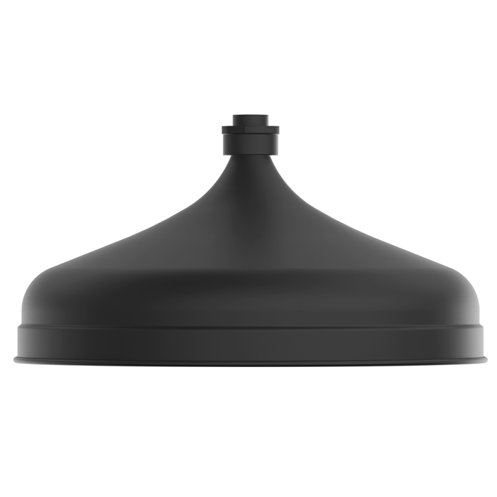 Mica Matte Black Heritage 300mm Shower Head