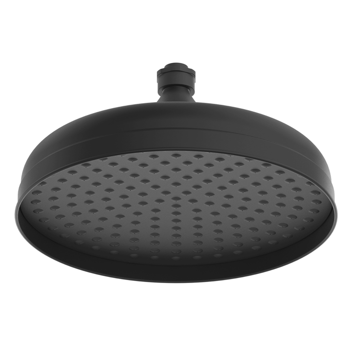 Mica Matte Black Heritage 300mm Shower Head