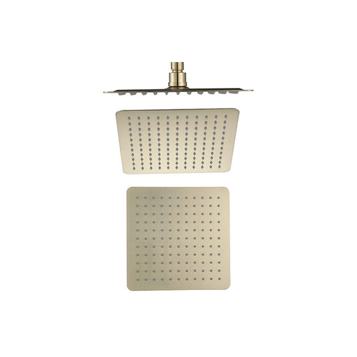Beki / Tiago French Gold Shower Head - 250mm - Acqua Bathrooms