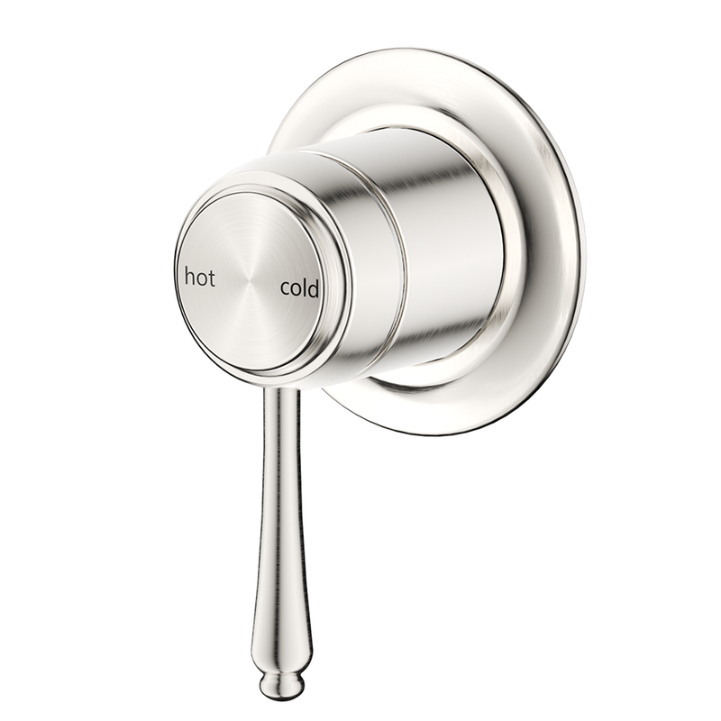 Mica Brushed Nickel Heritage Shower Mixer - Trim Kit Only