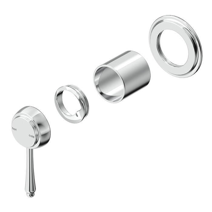 Mica Chrome Heritage Shower Mixer - Trim Kit Only