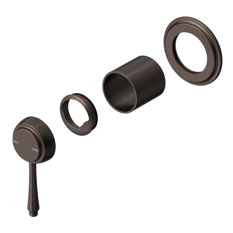 Mica Dusk Bronze Heritage Shower Mixer - Trim Kit Only